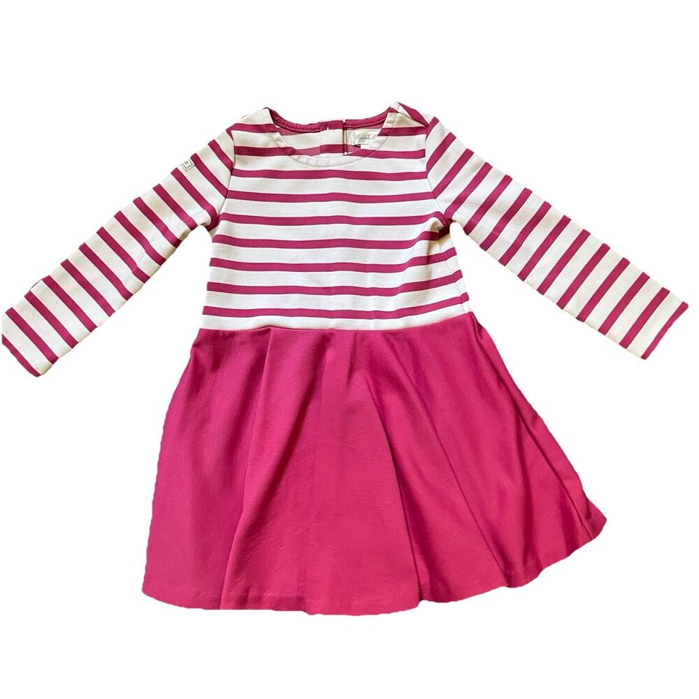 Polo Ralph Lauren Baby Dress Size 18 Months Hot Pink Striped Classic Timeless